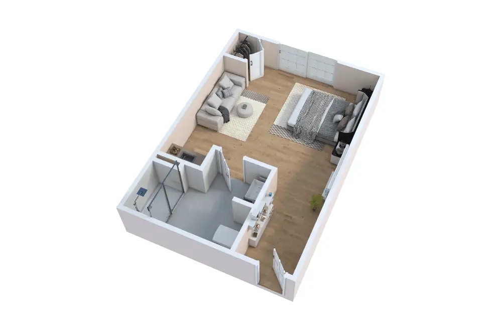 ADA Studio – One Bath ADA Studio – One Bath